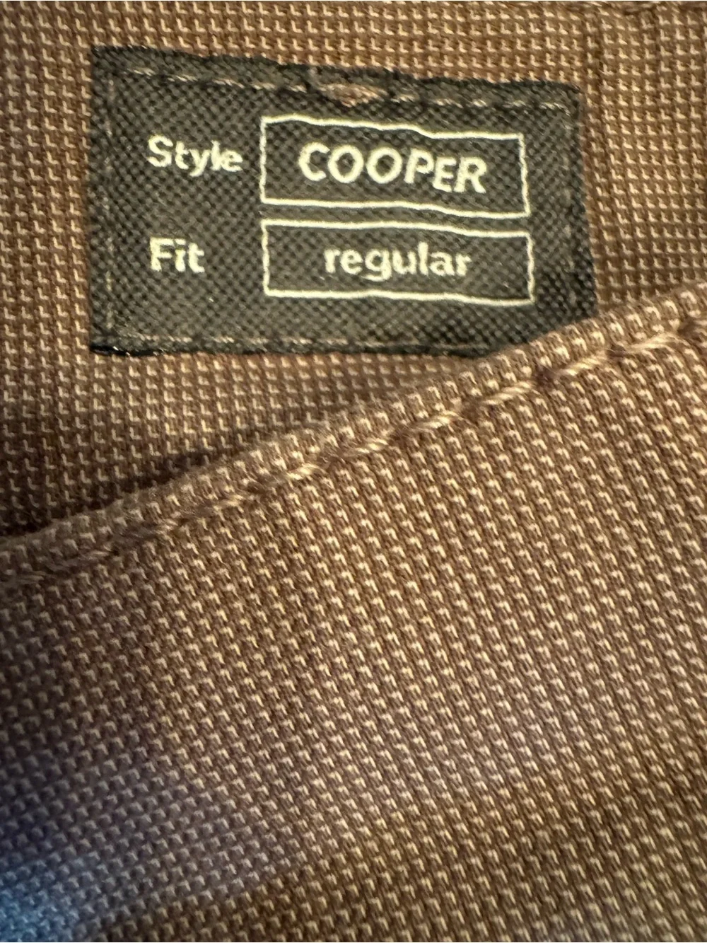 BRAX Cooper Regular Fit Pants – Brown (EUC)